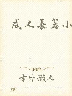 成人长篇小说封面