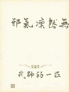 邪气凛然无弹窗