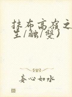 抹布高岭之花(生/触/双)