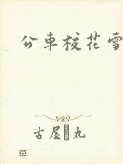 公车校花雪柔h封面