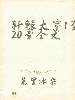 轩辕大宝1至720章全文封面