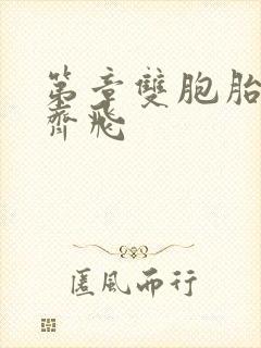 第章双胞胎姐妹齐飞