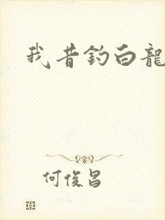 我昔钓白龙封面