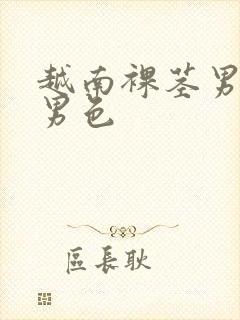 越南裸茎男模蓝男色