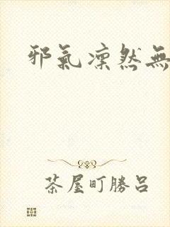 邪气凛然无弹窗