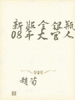 新版金银瓶2008年大官人封面