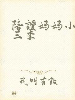 陪读妈妈小说第三季