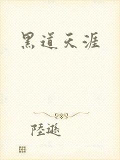 黑道天涯封面
