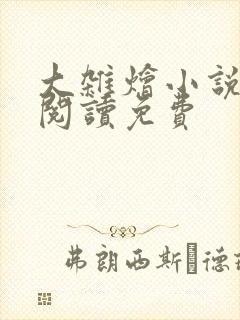 大杂烩小说全集阅读免费