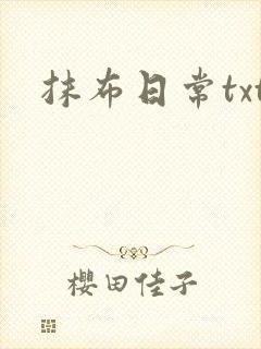 抹布日常txt封面