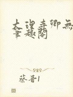 大理寺卿无删改笔趣阁封面