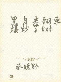 黑月光翻车后被爆炒了txt