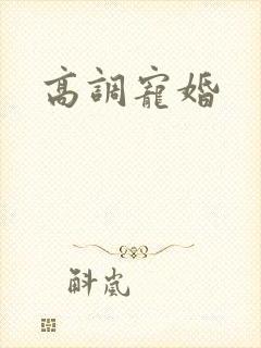 高调宠婚