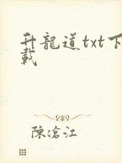 升龙道txt下载