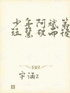 少年阿斌第二部珏慧破而后立