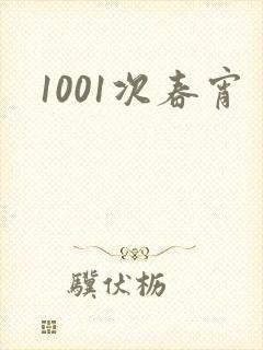 1001次春宵封面