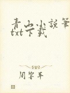 青山小说笔趣阁txt下载