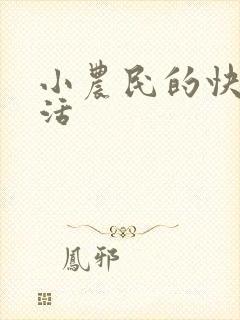 小农民的快乐生活封面