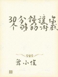 30分钟让你桶个够的游戏软件封面