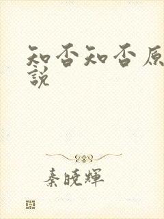 知否知否原著小说