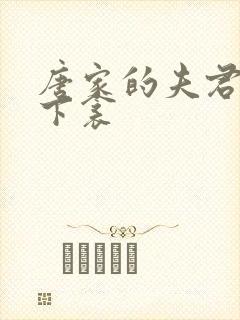 唐家的夫君们帘下衾