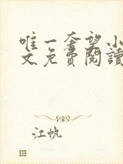 唯一奢望小说全文免费阅读