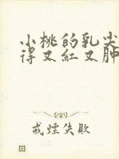 小桃的乳尖被吸得又红又肿