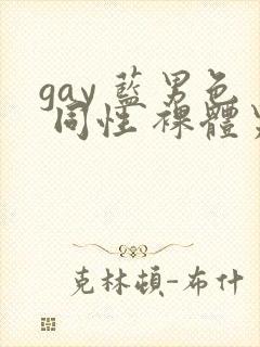 gay 蓝男色 同性 裸体男模