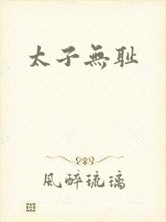 太子无耻封面