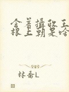 含着摄政王的紫根上朝是啥小说