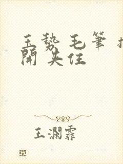 玉势 毛笔 撑开 夹住