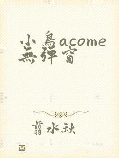 小鸟acome无弹窗封面