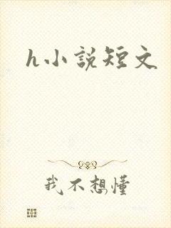 h小说短文封面