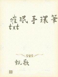 催眠手环笔趣阁txt封面