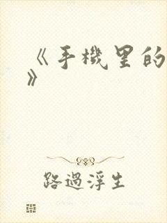 《手机里的秘密》封面