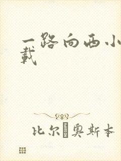 一路向西小说下载封面