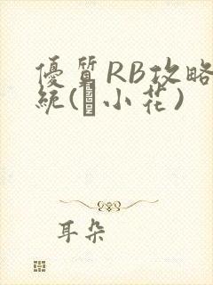 优质RB攻略系统(寀小花)封面