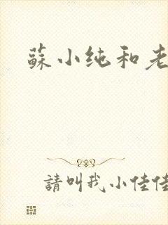 苏小纯和老苏