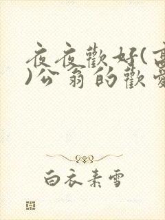 夜夜欢好(高h)公翁的欢爱h