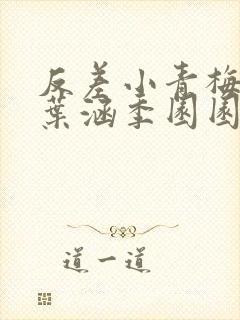 反差小青梅不经叶涵季园园封面