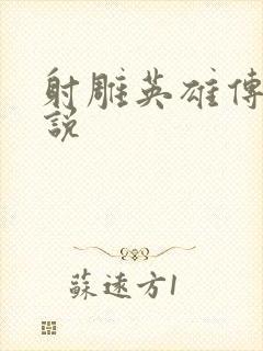 射雕英雄传 小说