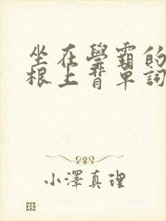 坐在学霸的大紫根上背单词牧童