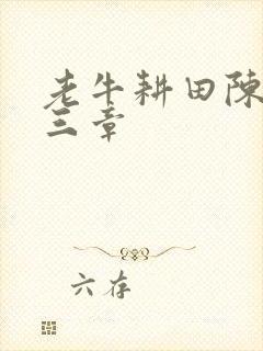 老牛耕田陈雪第三章