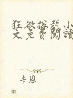 狂欲总裁小说全文免费阅读封面