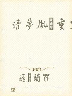 清梦胤礽重生封面