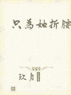 只为她折腰封面