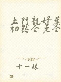 上门龙婿叶辰萧初然全免全集