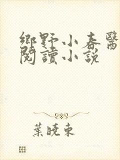 乡野小春医免费阅读小说封面