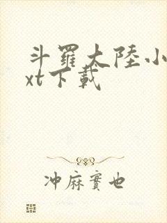 斗罗大陆小说txt下载封面