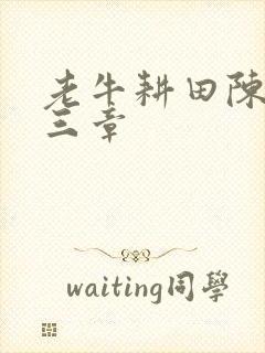 老牛耕田陈雪第三章